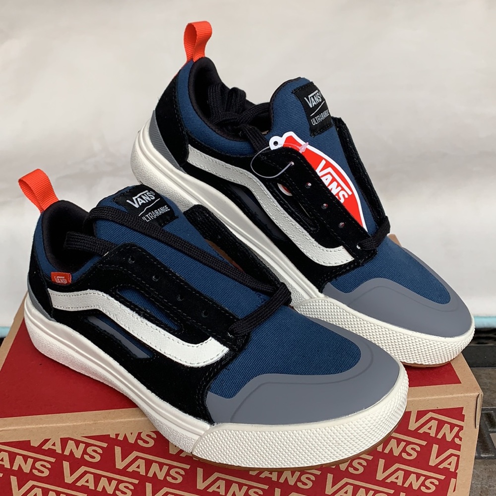 Vans Blue and Black Sneakers